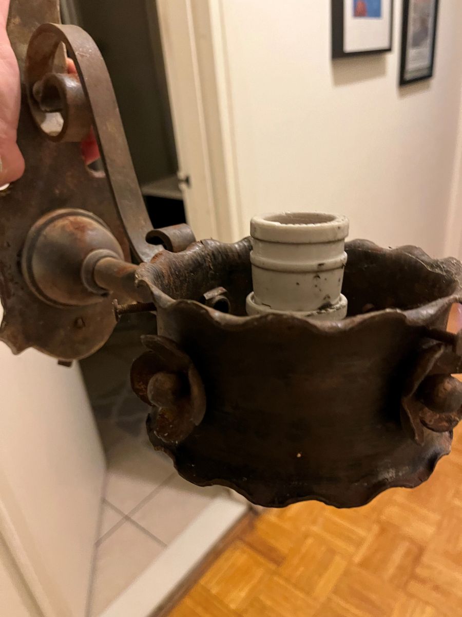 Rewiring Kit for a Vintage Wall Sconce